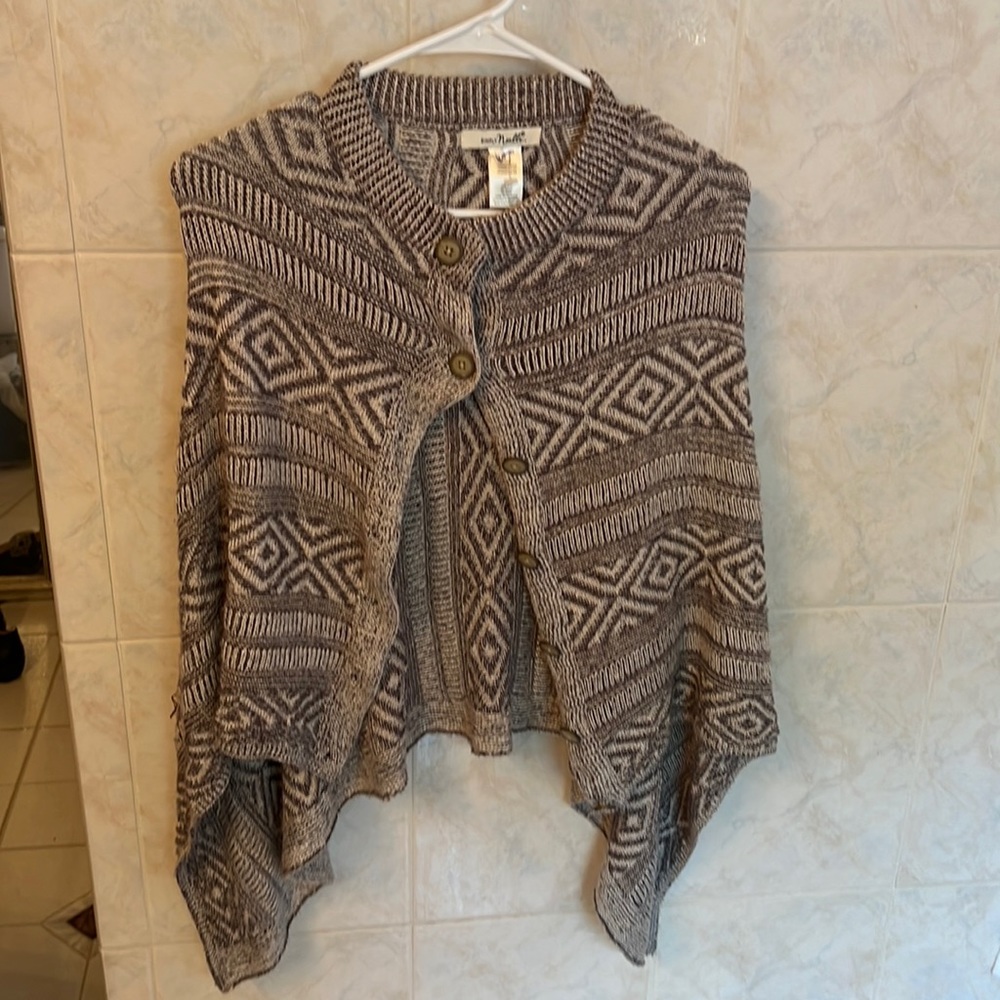 Neutral colored cardigan